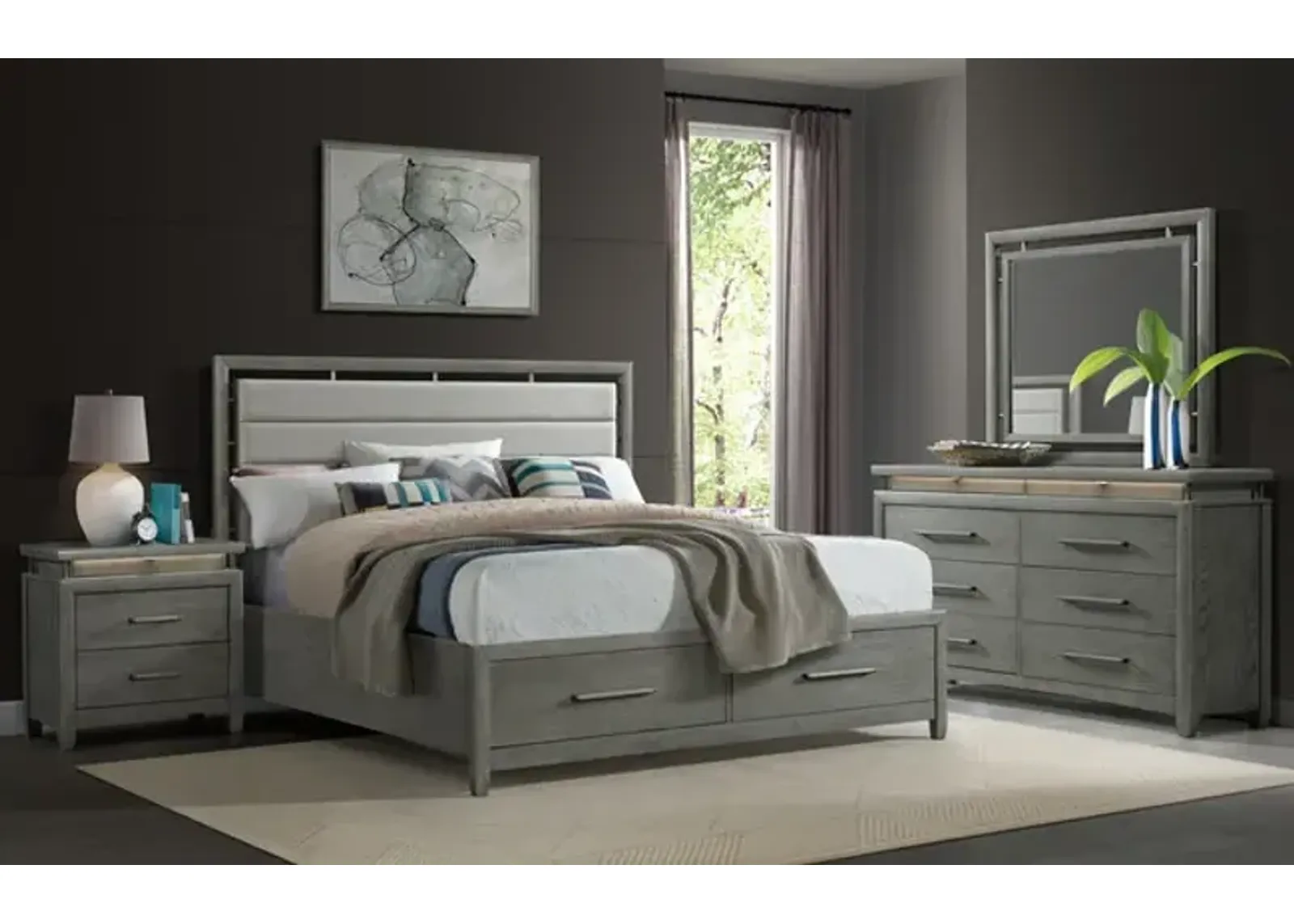 Cosmopolitan King Storage Bedroom Suite