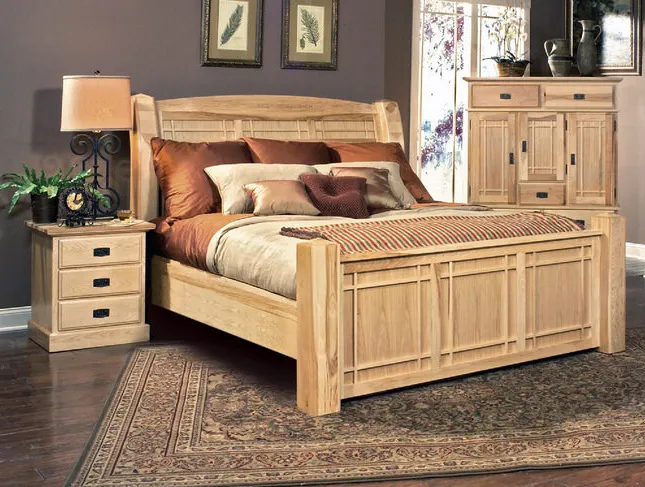 Hickory Highlands Queen Arch Bedroom Suite