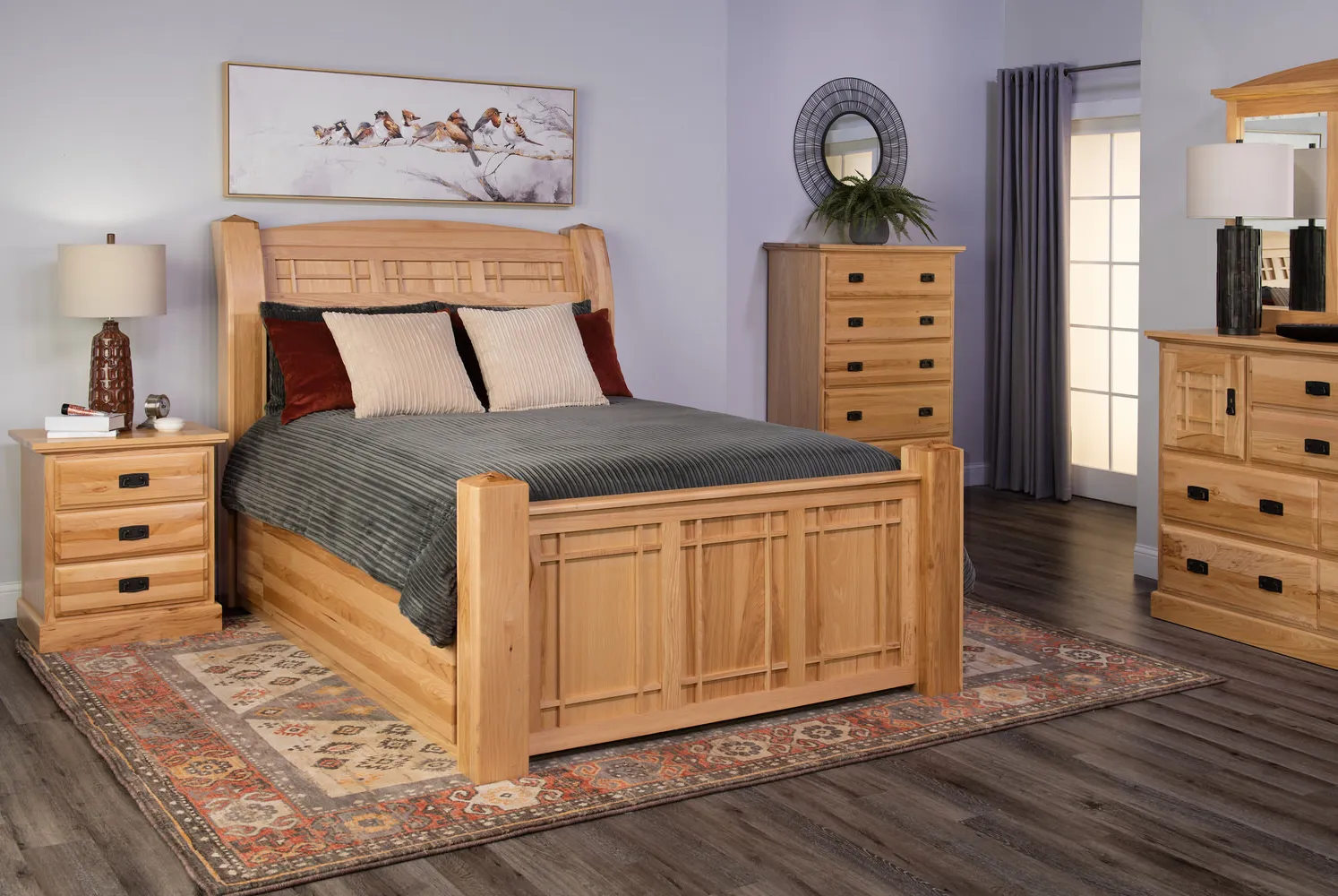 Hickory Highlands Queen Storage Bedroom Suite
