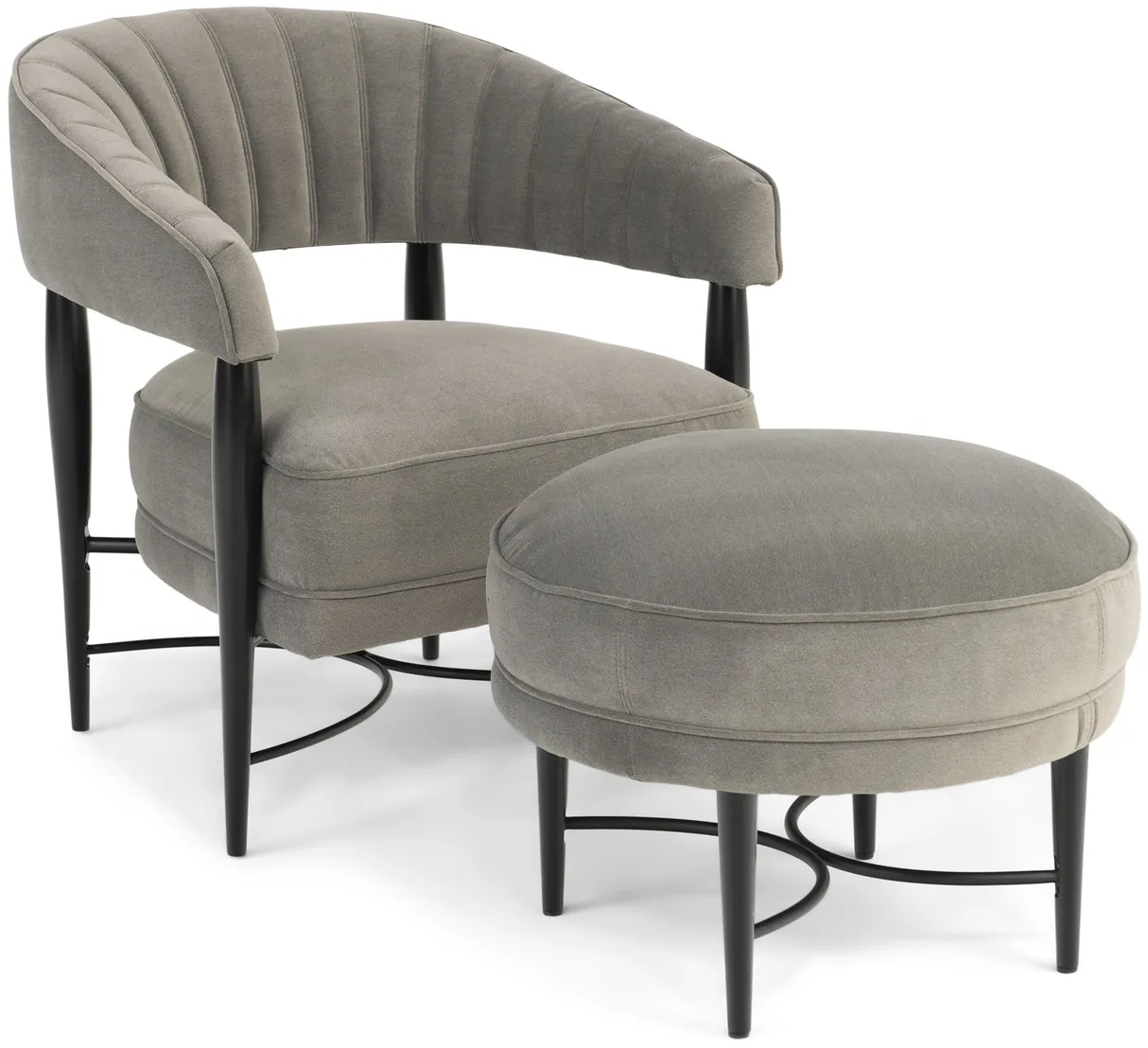 Gatsby Chair With Ottoman