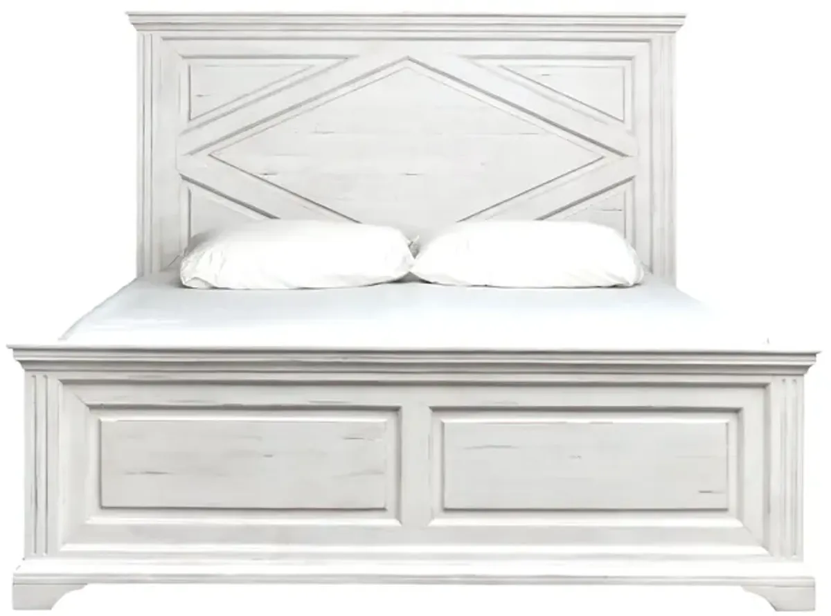 Arizona Queen Bed - Ivory