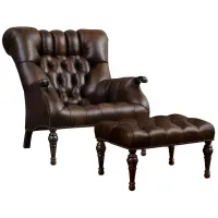 Leopold Chair   Ottoman Set