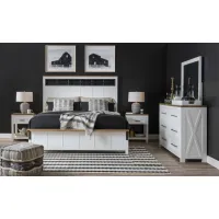 Palmer Queen Bedroom Suite with 1 Drawer Nightstand