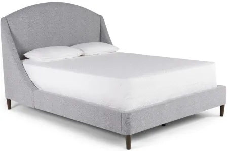 Toulon King Platform Bed with Wings