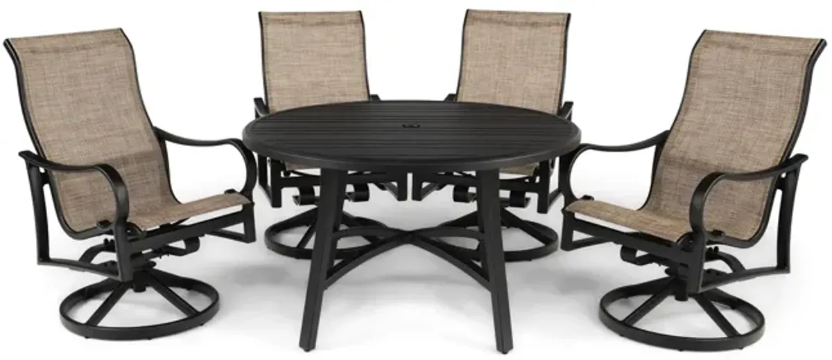 Bayside II 5 Piece Patio Dining Set