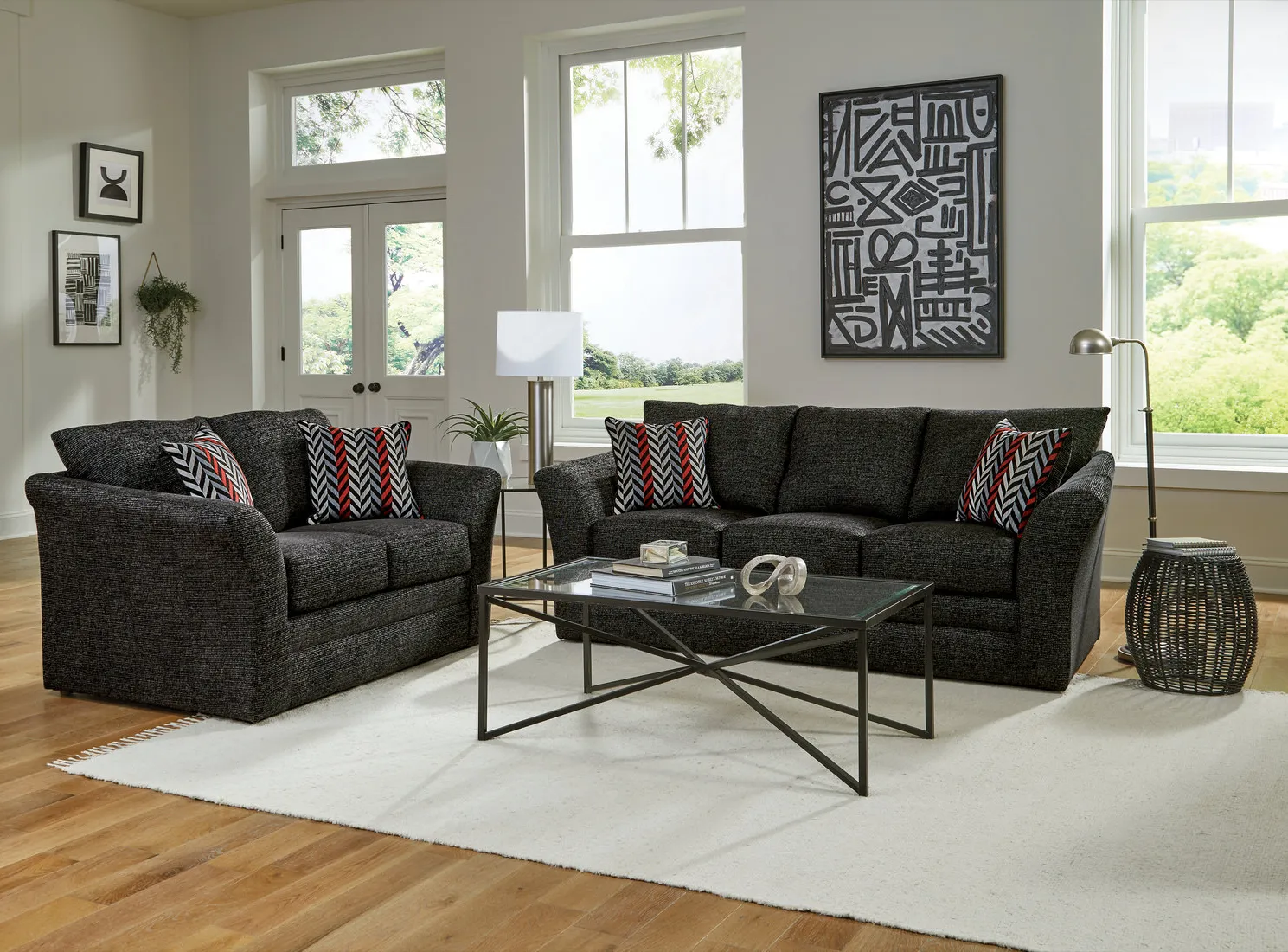 Landon Sofa   Loveseat Set