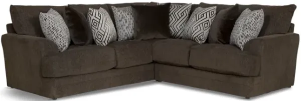 Hubble 2 Piece Sectional - Noir Right Loveseat