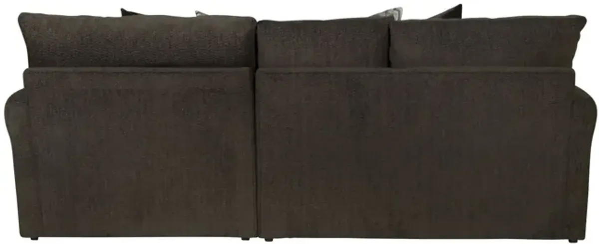 Hubble 2 Piece Modular Sectional - Noir Right Chaise