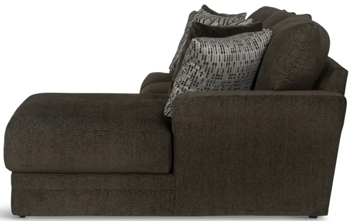 Hubble 2 Piece Modular Sectional - Noir Right Chaise