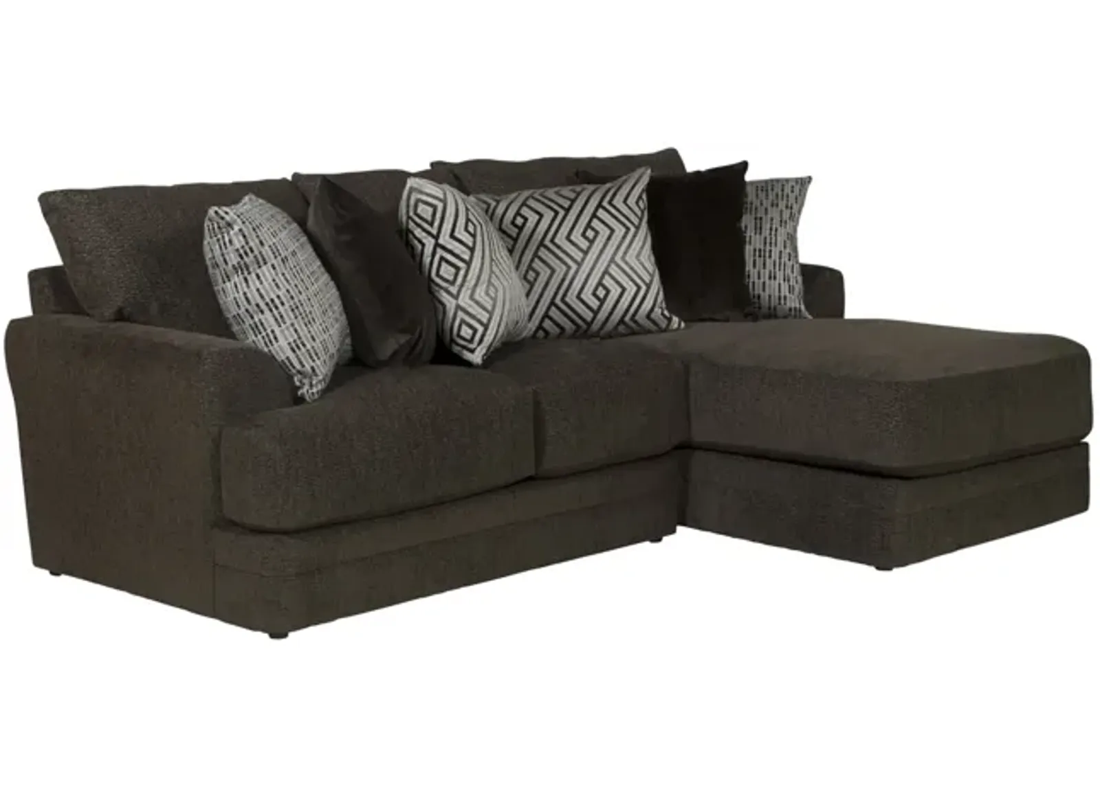 Hubble 2 Piece Modular Sectional - Noir Right Chaise