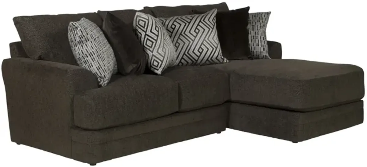 Hubble 2 Piece Modular Sectional - Noir Right Chaise