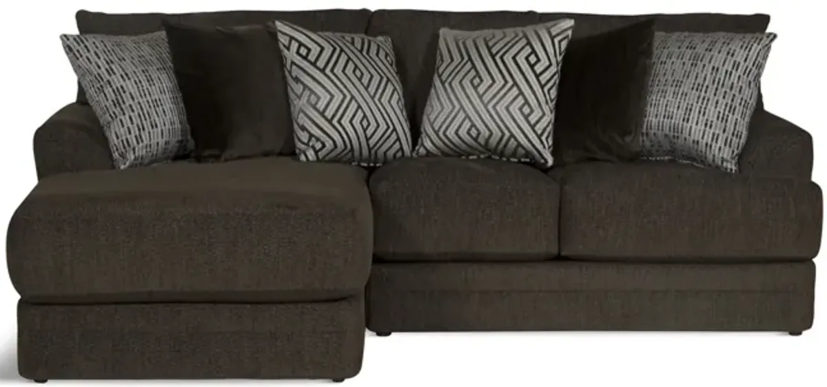 Hubble 2 Piece Modular Sectional - Noir Left Chaise