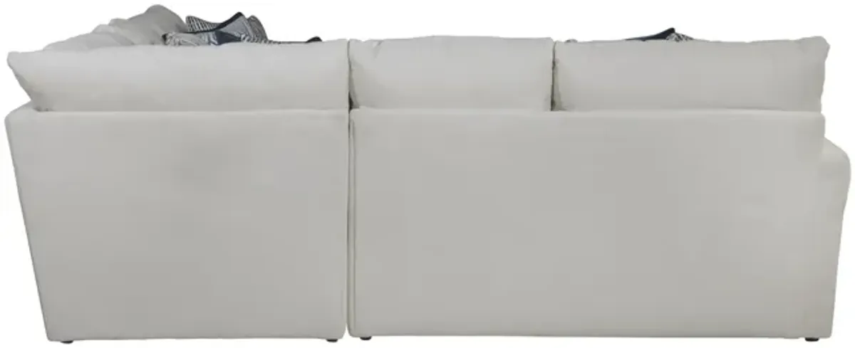 Hubble 2 Piece Sectional - Sugar Left Loveseat