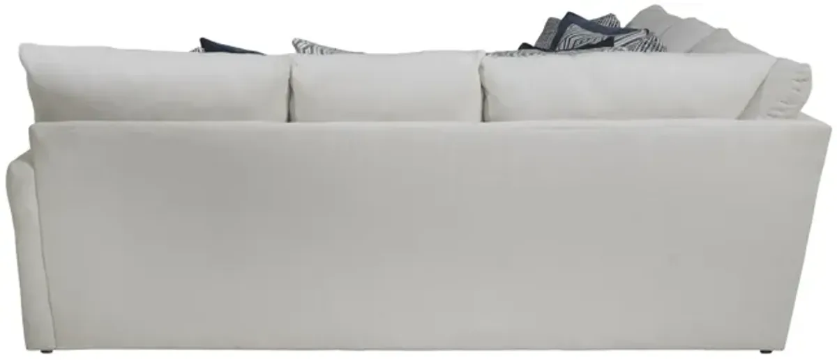 Hubble 2 Piece Sectional - Sugar Left Loveseat