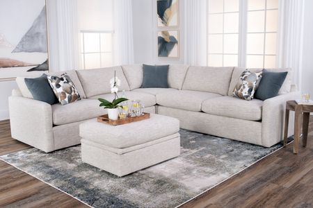 Violet 3 Piece Sectional - Right Arm Queen Sleeper