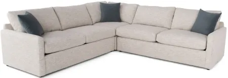 Violet 3 Piece Sectional - Right Arm Queen Sleeper