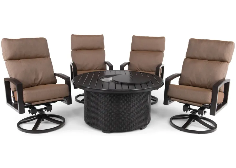 Riverside 5 Piece Fire Chat Set