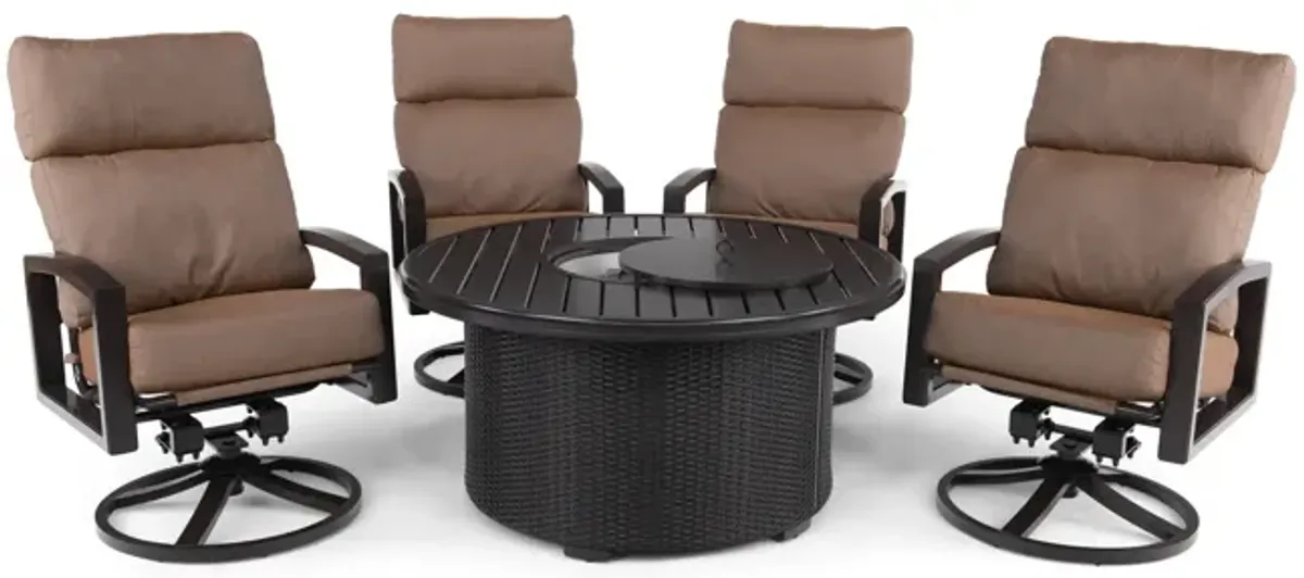 Riverside 5 Piece Fire Chat Set