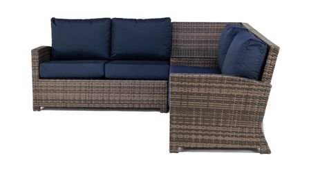 Metro 3 Piece Sectional - Driftwood Weave