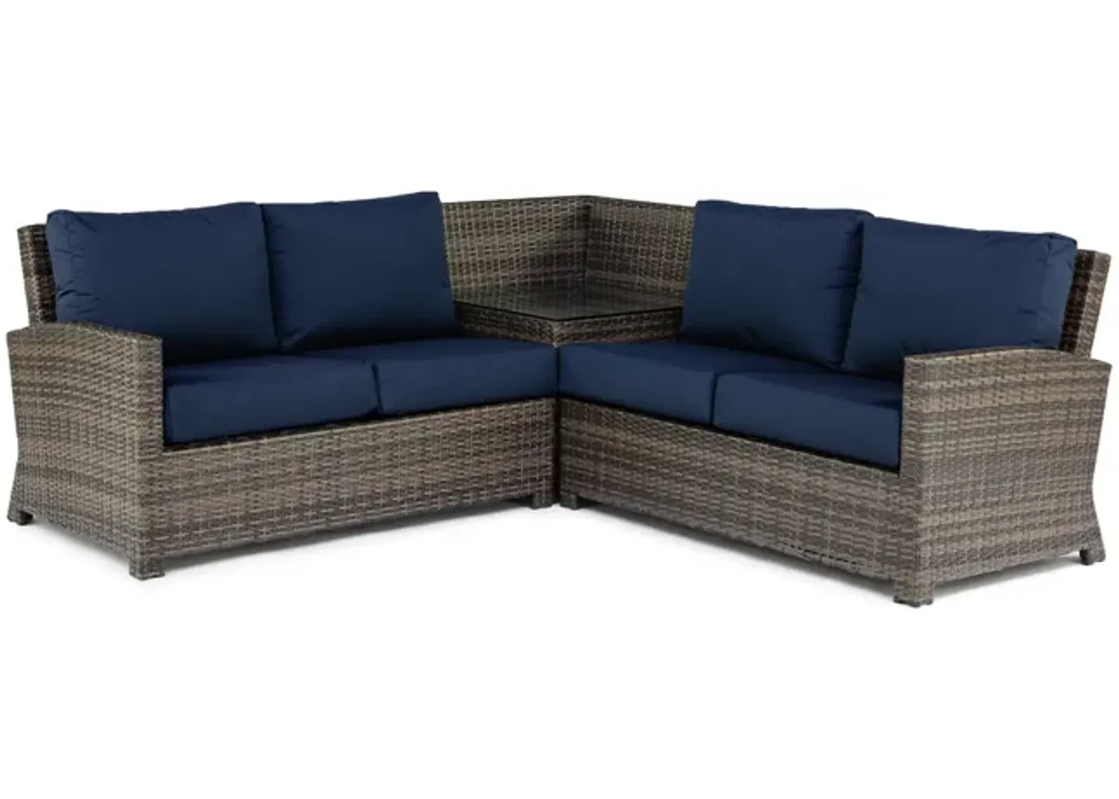 Metro 3 Piece Sectional - Driftwood Weave