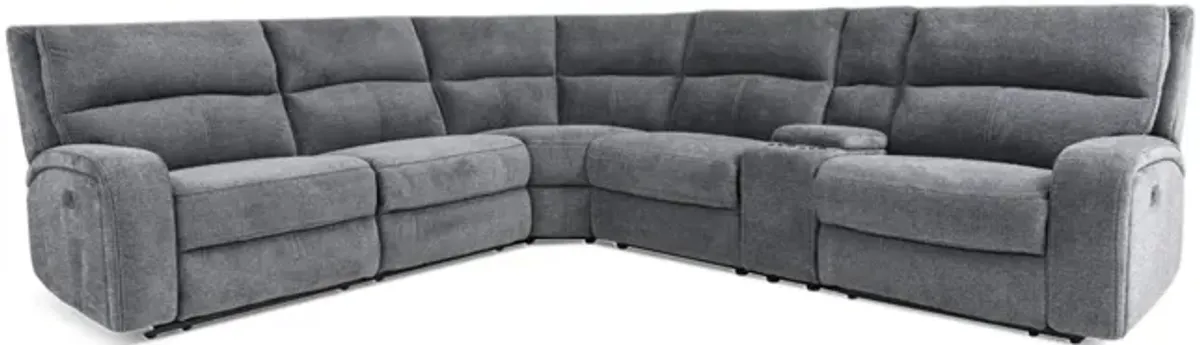 Solaris 6 Piece Power Reclining Modular Sectional