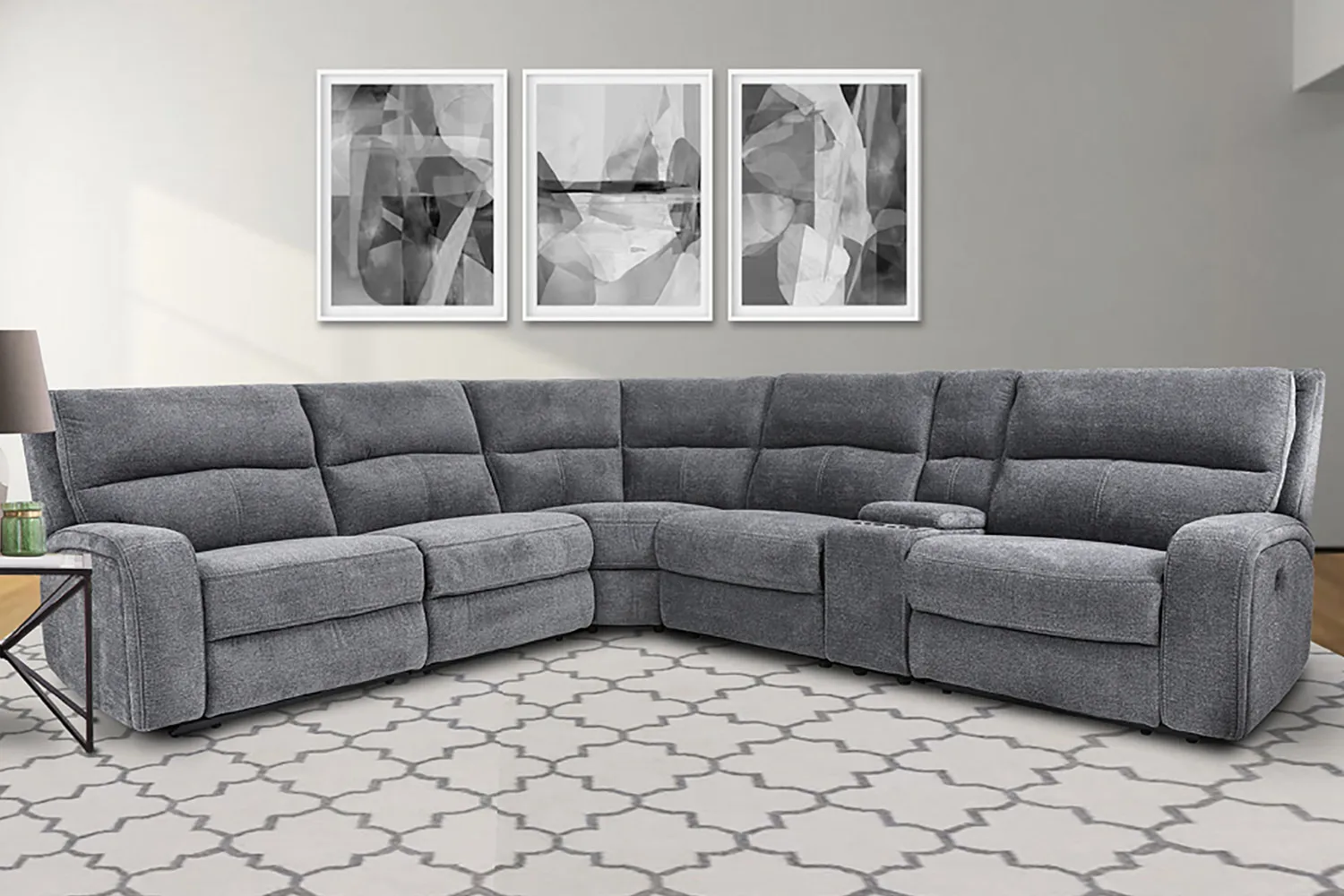 Solaris 6 Piece Power Reclining Modular Sectional