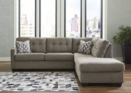 Lavon 2 Piece Sectional with Right Chaise - Chocolate