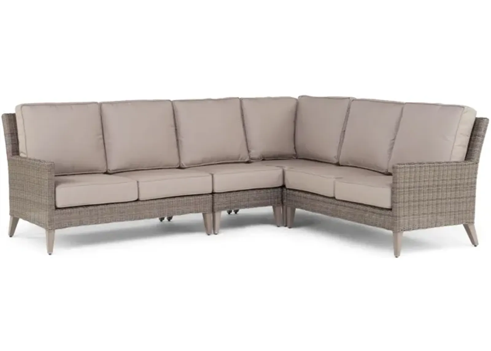 Pinehurst 4 Piece Woven Sectional