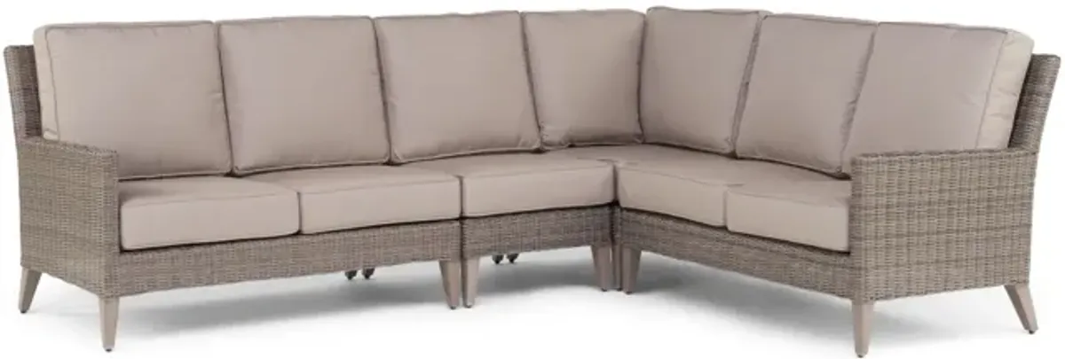 Pinehurst 4 Piece Woven Sectional