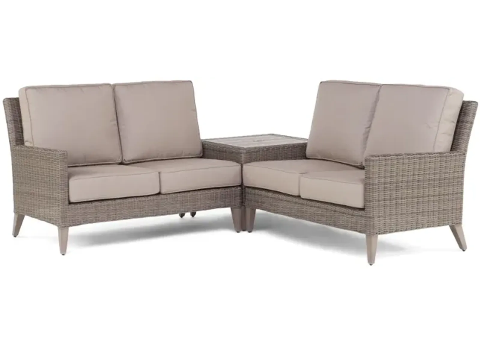 Pinehurst 3 Piece Woven Sectional 