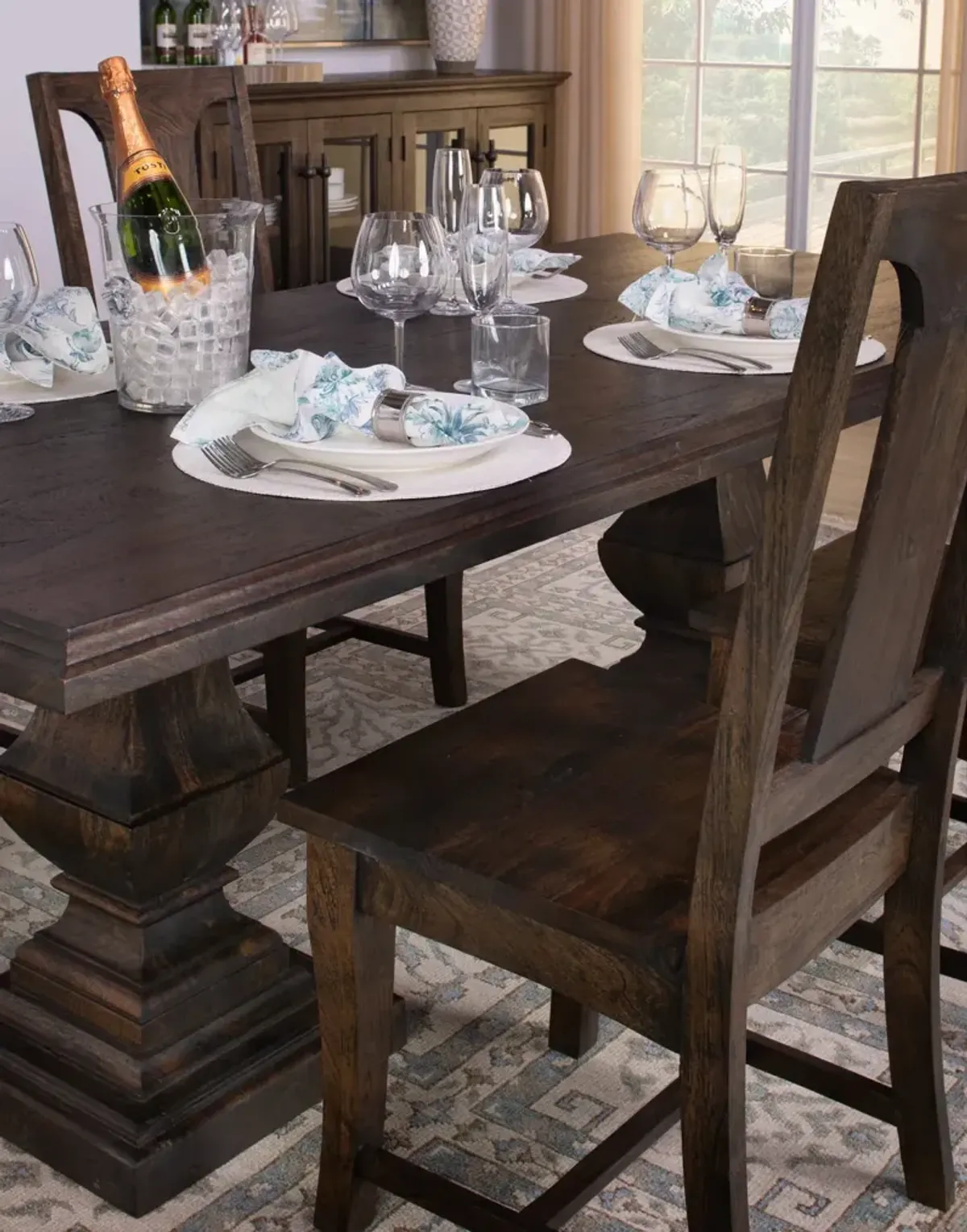 Keys Dining Table With 4 Chairs