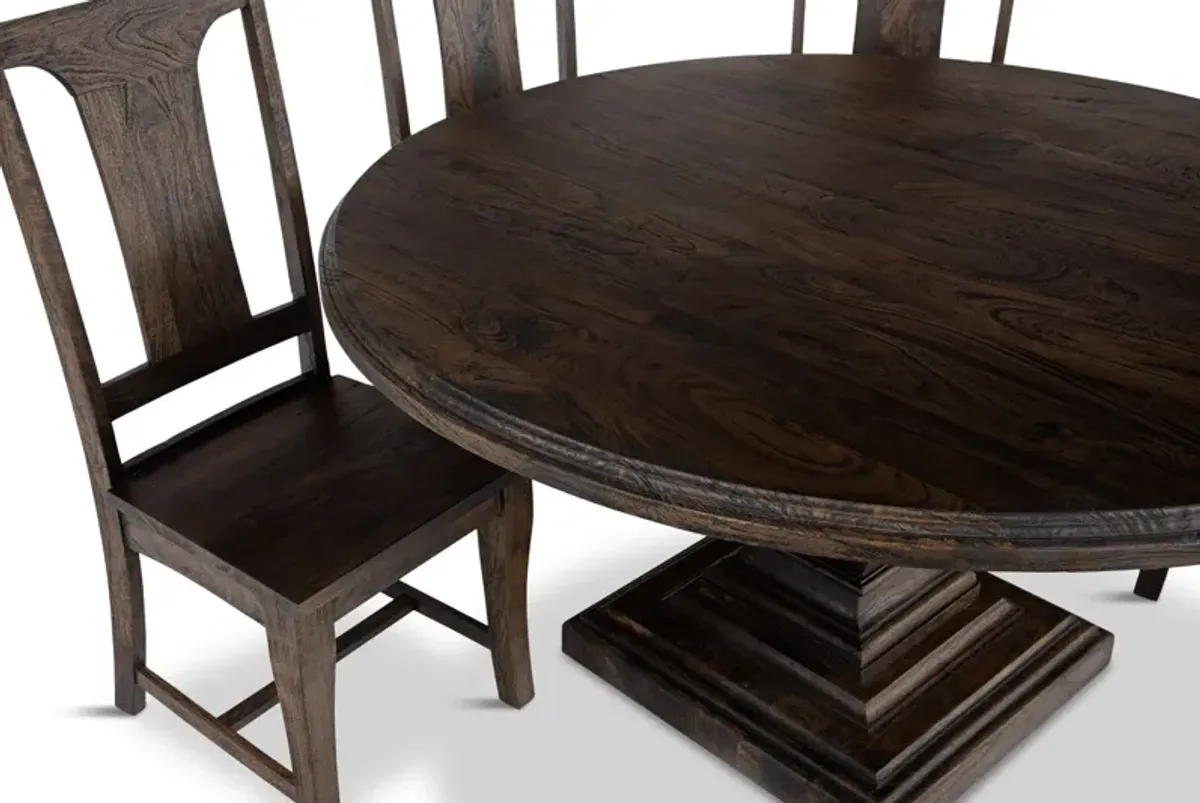 Keys Round Table with 4 Chairs