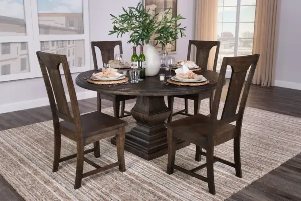 Keys Round Table with 4 Chairs
