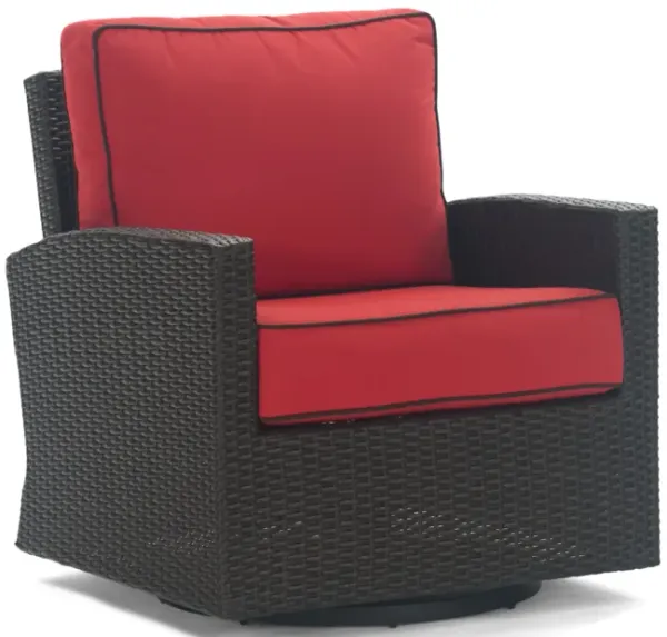 Metro Swivel Glider Chair - Jacobean