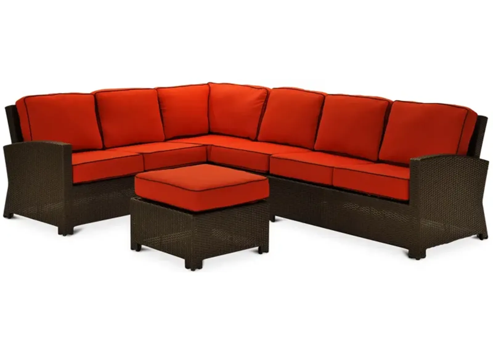 Metro 4 Piece Woven Sectional - Jacobean