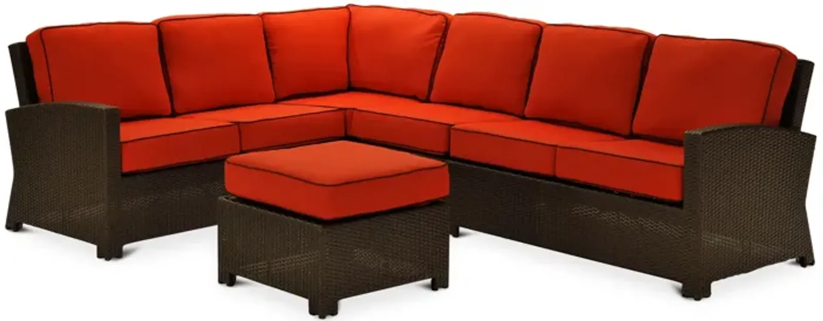 Metro 4 Piece Woven Sectional - Jacobean