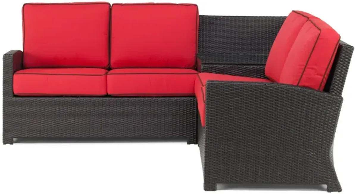 Metro 3 Piece Woven Sectional - Jacobean