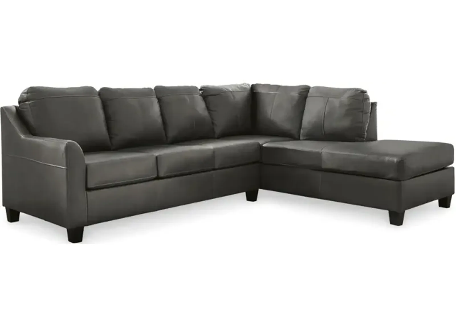 Ariel Leather Sectional