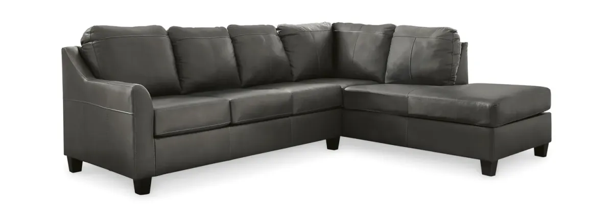 Ariel Leather Sectional