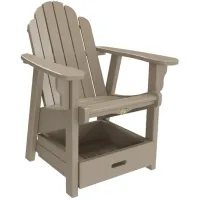 Essential Adirondack Chair with Storage Drawer