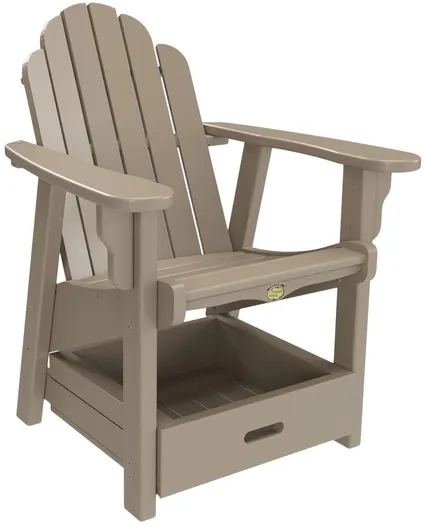 Essential Adirondack Chair with Storage Drawer