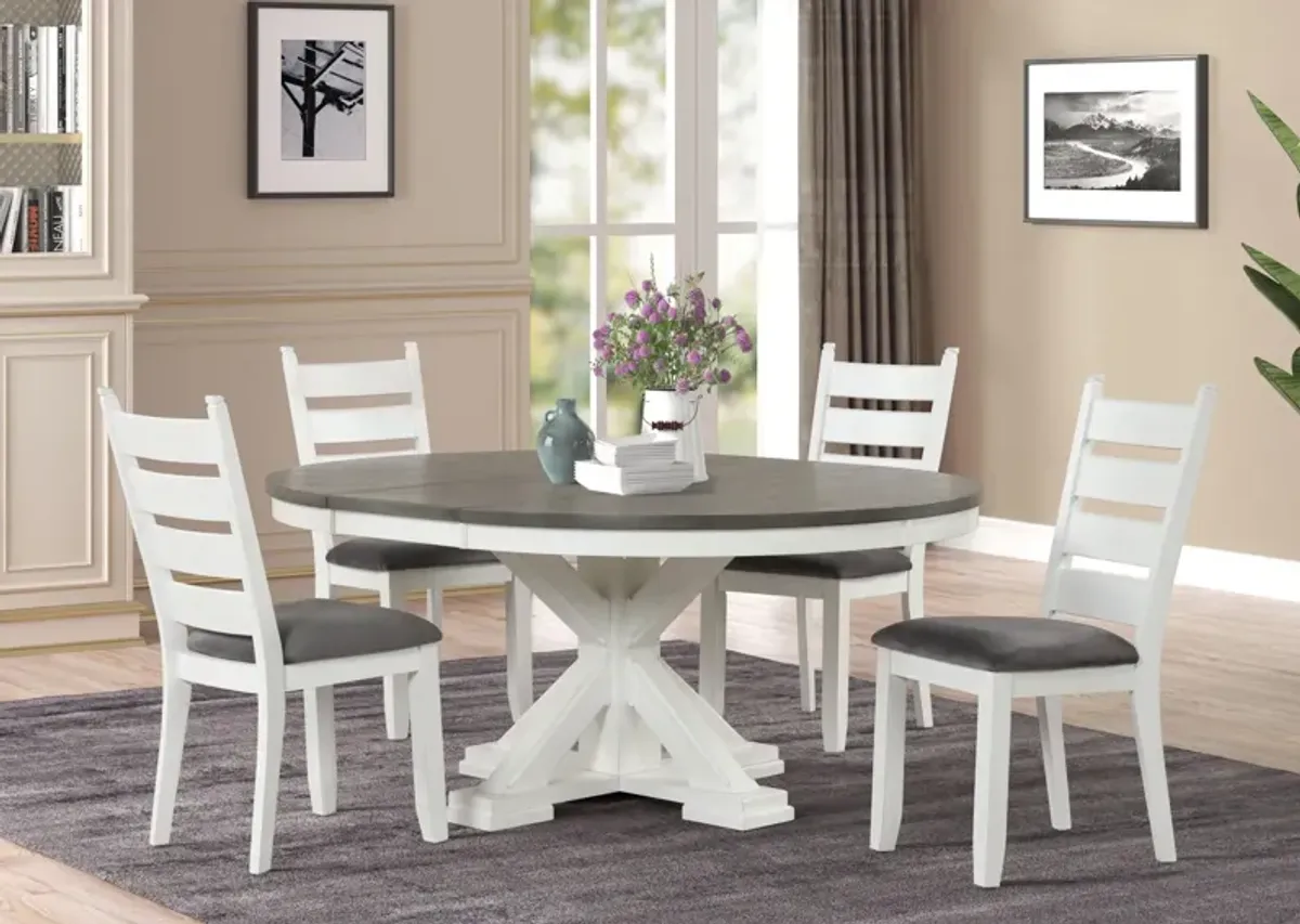 Randall Lake Round Dining Table with 4 Chairs