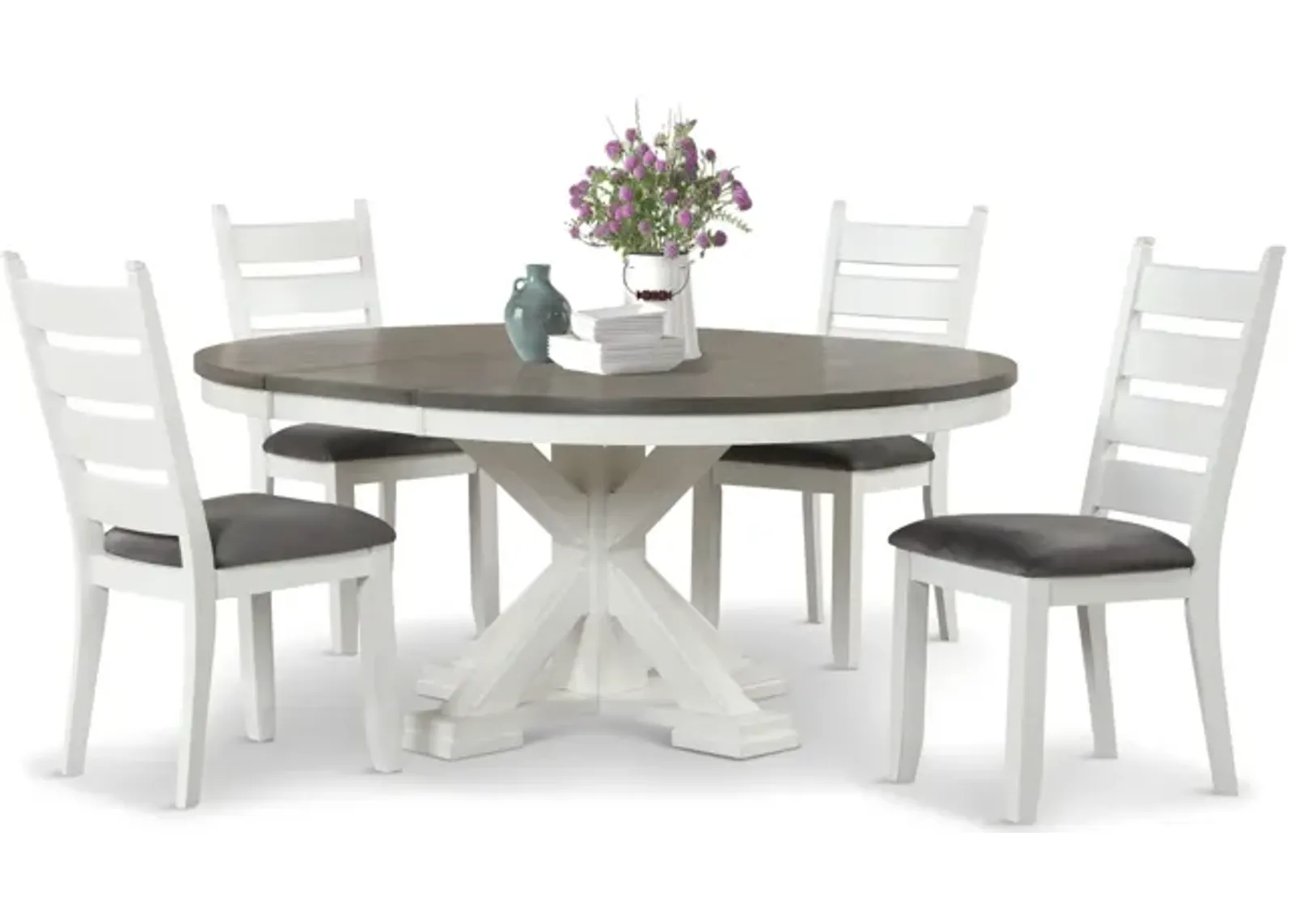 Randall Lake Round Dining Table with 4 Chairs