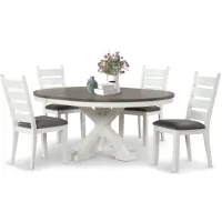 Randall Lake Round Dining Table with 4 Chairs