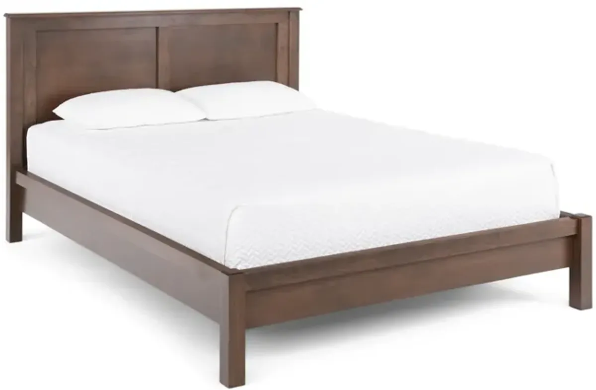 Taylor J Platform Queen Bed - Brown