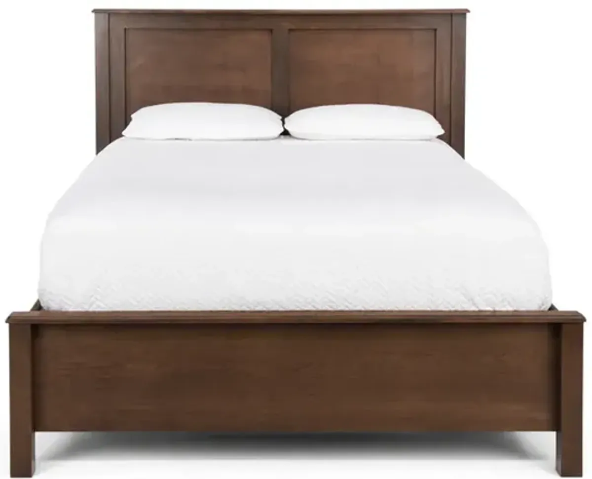  Taylor J Platform King Bed - Brown