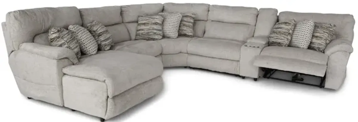 Retreat 6 Piece Power Reclining Modular Sectional With Massage