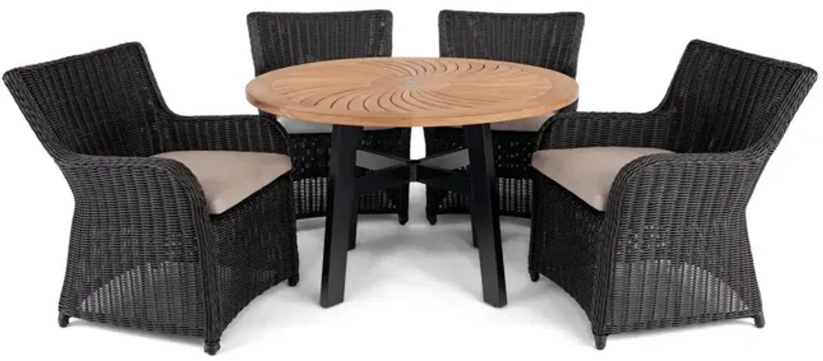 Cebu And Wendy 5 Piece Patio Dining Set