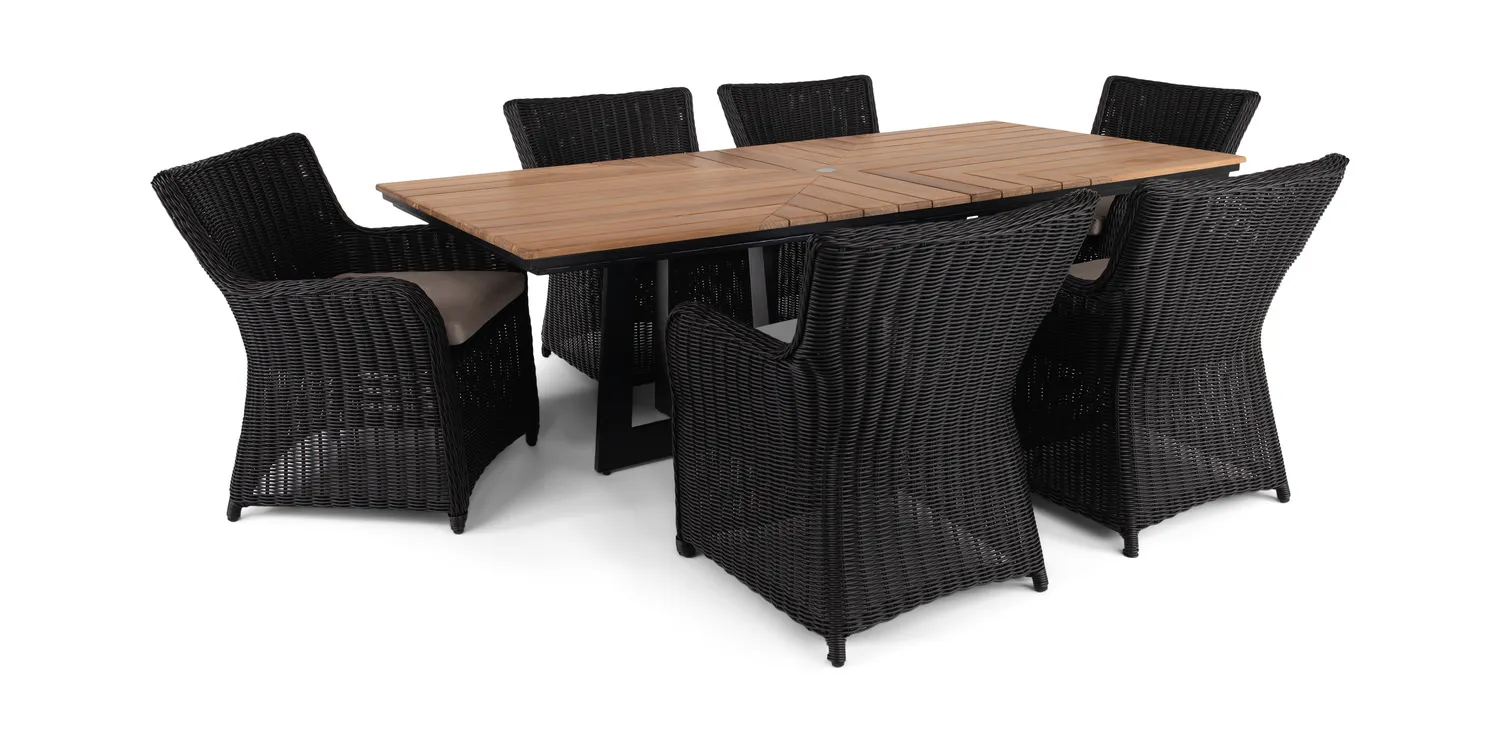 Cebu   Java 7 Piece Patio Dining Set