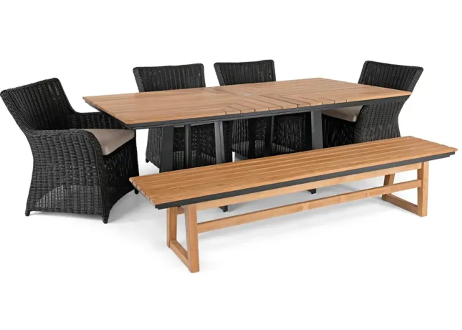 Cebu   Java 6 Piece Patio Dining Set